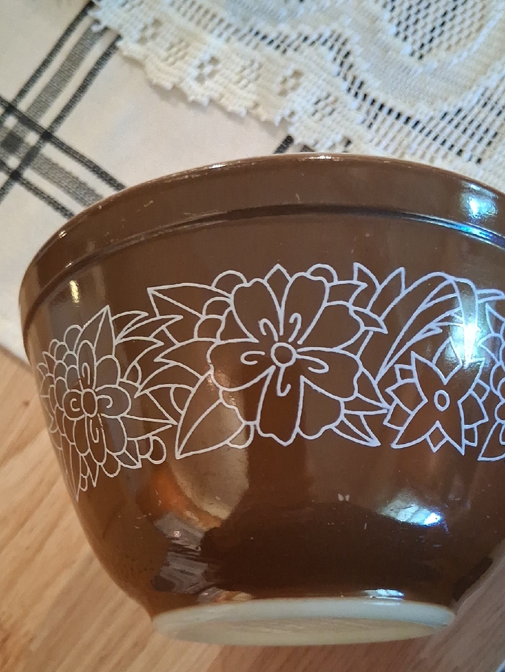 PYREX 401 402 493 Woodland Nesting Mixing Bowls Set Of 3 - Picture 9 of 12